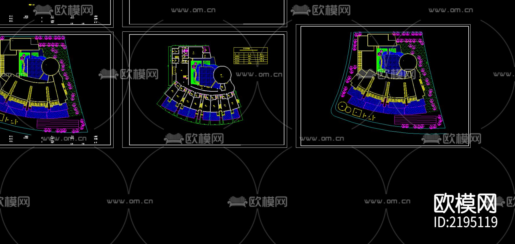 幼儿园cad施工图下载（渲染图3）
