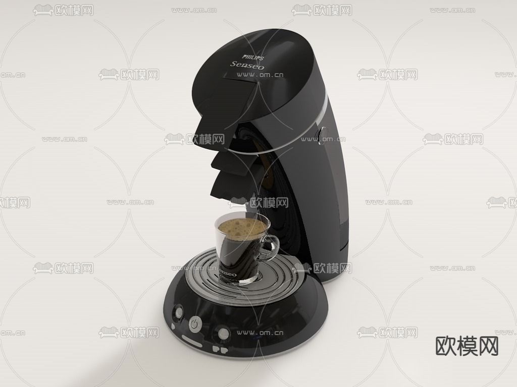 现代森托咖啡机免费3d模型下载