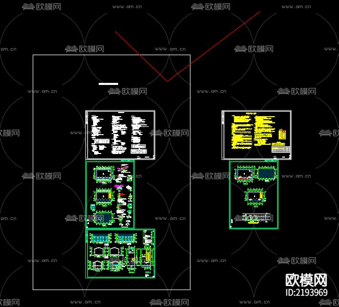 教堂给排水CAD施工图下载（渲染图3）