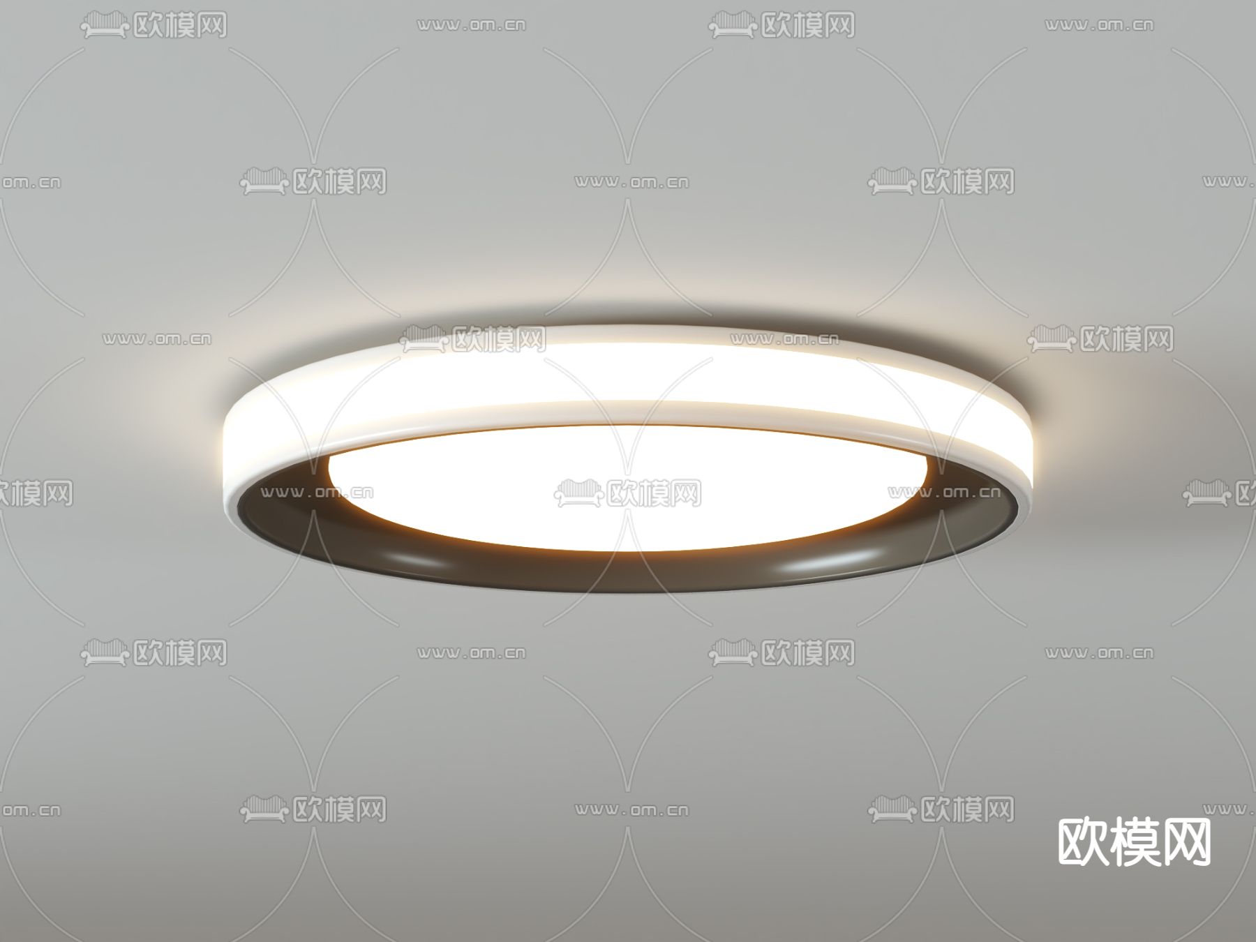 现代吸顶灯su模型下载（渲染图4）