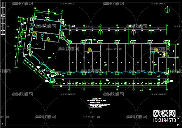 鼎世华府23号楼给排水CAD施工图下载（渲染图1）