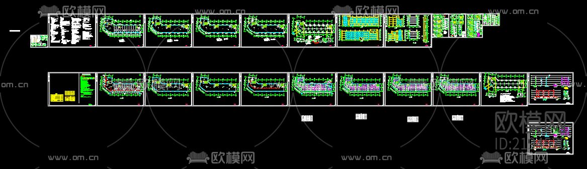 鼎世华府23号楼给排水CAD施工图下载（渲染图3）