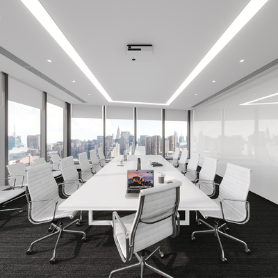  现代会议室su模型 