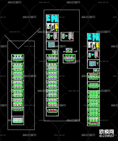 鼎世华府4号住宅楼给排水CAD施工图下载（渲染图1）