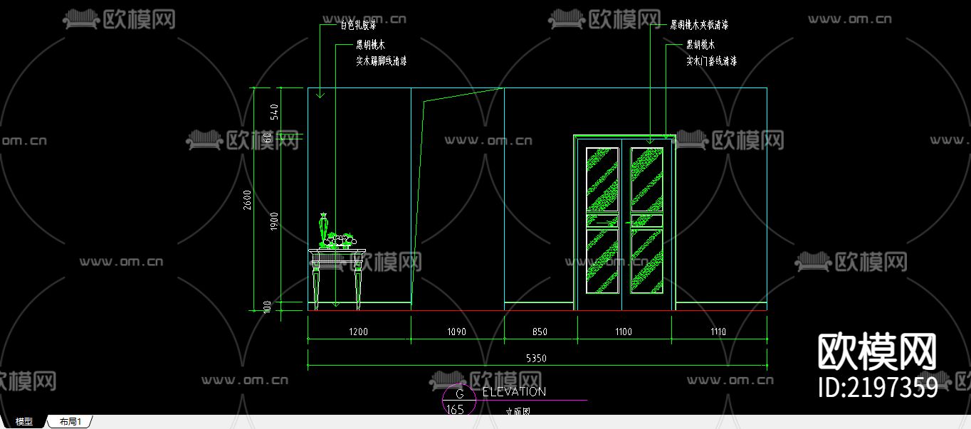室内装修cad大样-免费3dmax模型库-欧模网