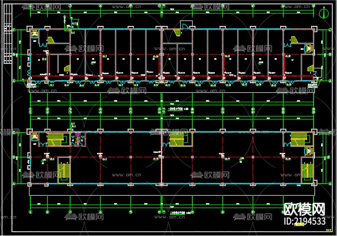 鼎世华府25号楼给排水CAD施工图下载（渲染图1）