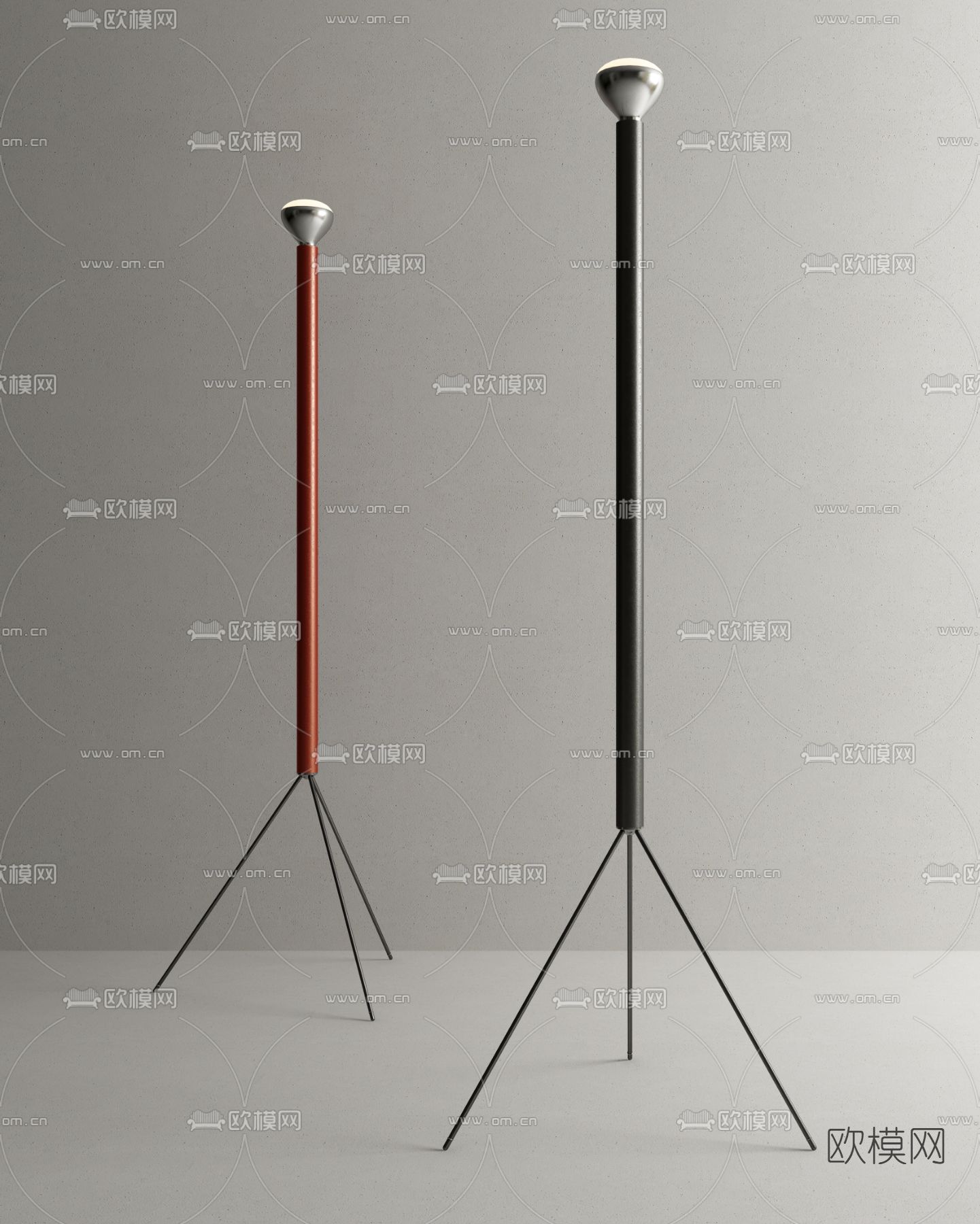 FLOS 现代落地灯3d模型下载_ID12032005_3dmax免费模型-欧模网
