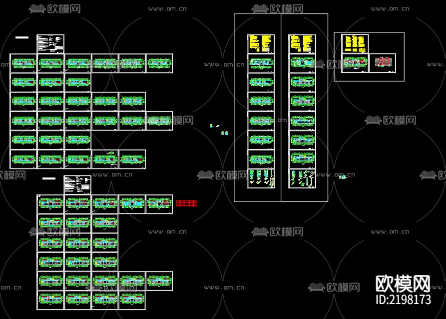 办公楼给排水设计cad施工图下载（渲染图1）