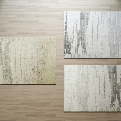  Minotti现代方形布艺地毯su模型 