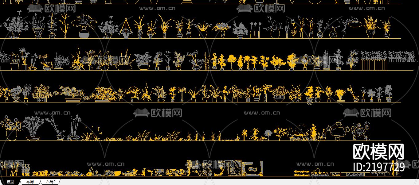 CAD室内装修大全图库下载（渲染图4）