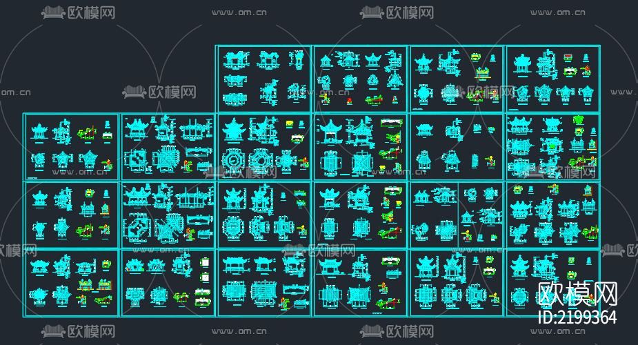 古建cad图库下载
