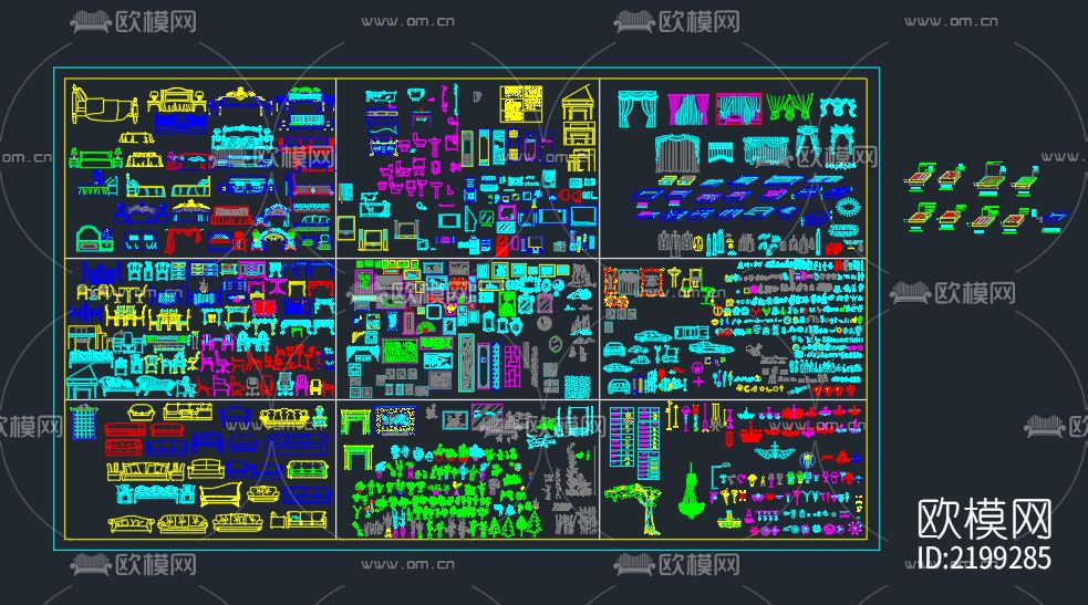 家具cad图库下载