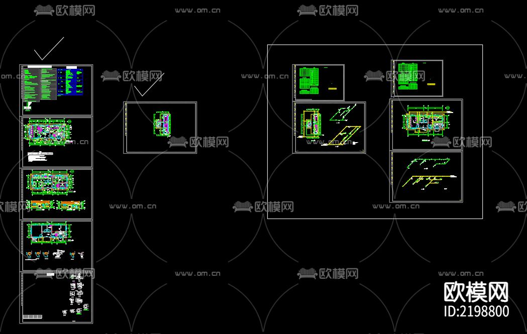 蚕厂院内公厕改造cad施工图下载（渲染图2）
