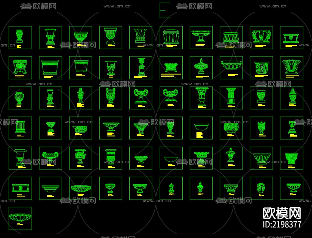 砂岩图块CAD图库下载（渲染图3）