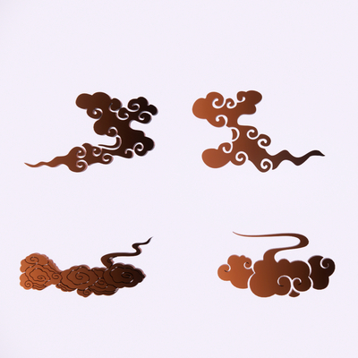  新中式祥云雕花浮雕su模型 