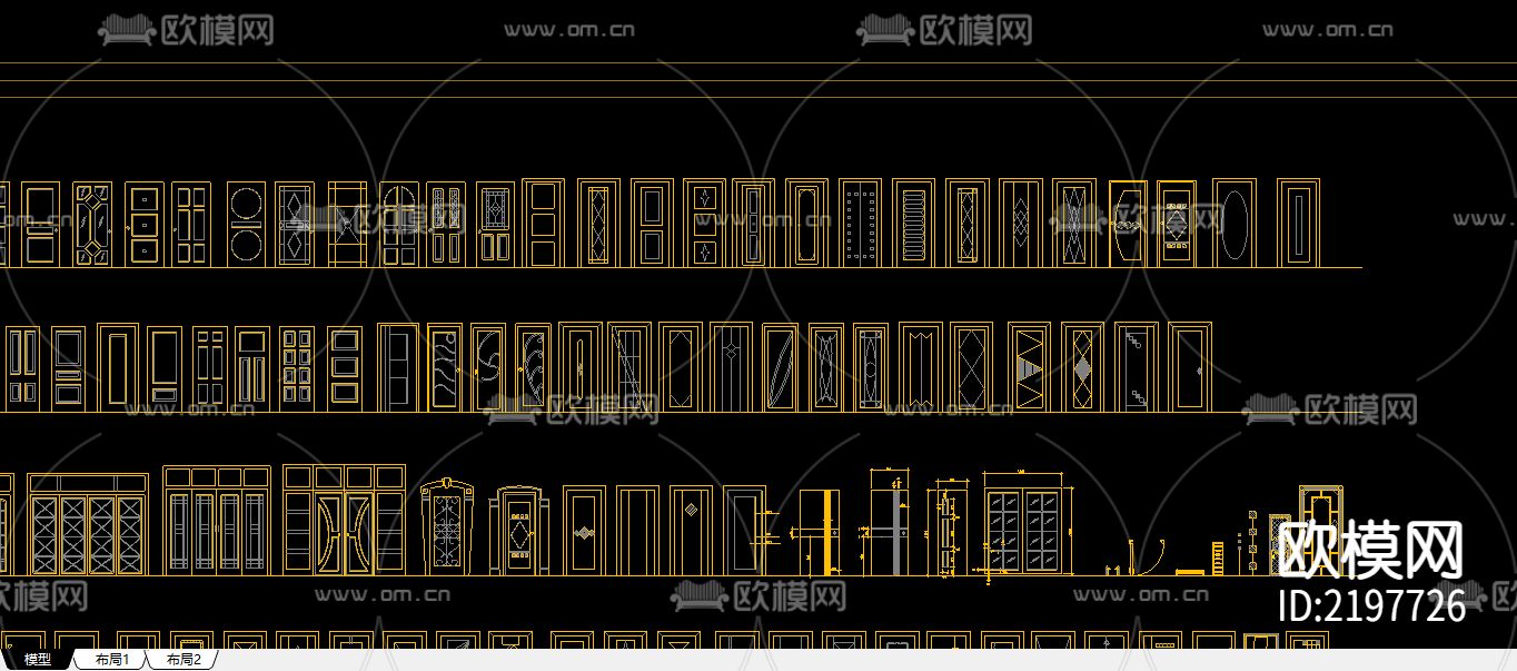 CAD室内装修大全图库下载（渲染图4）