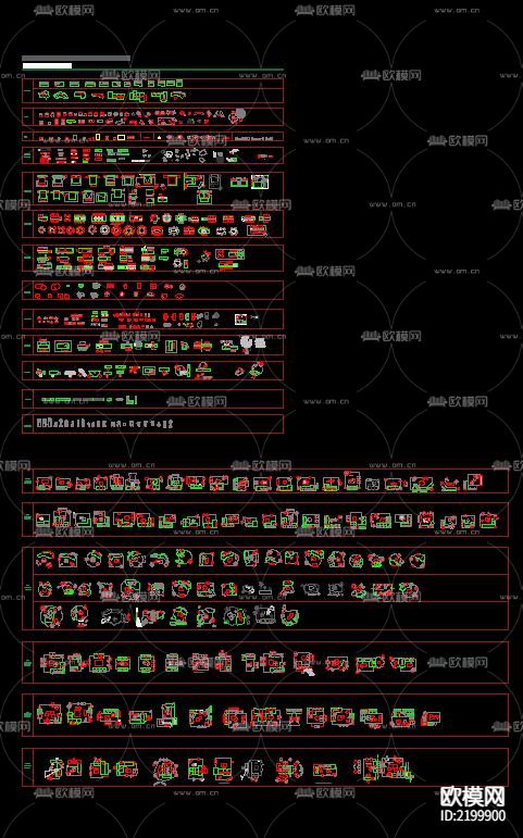 2022年CAD最新网红图库下载（渲染图1）
