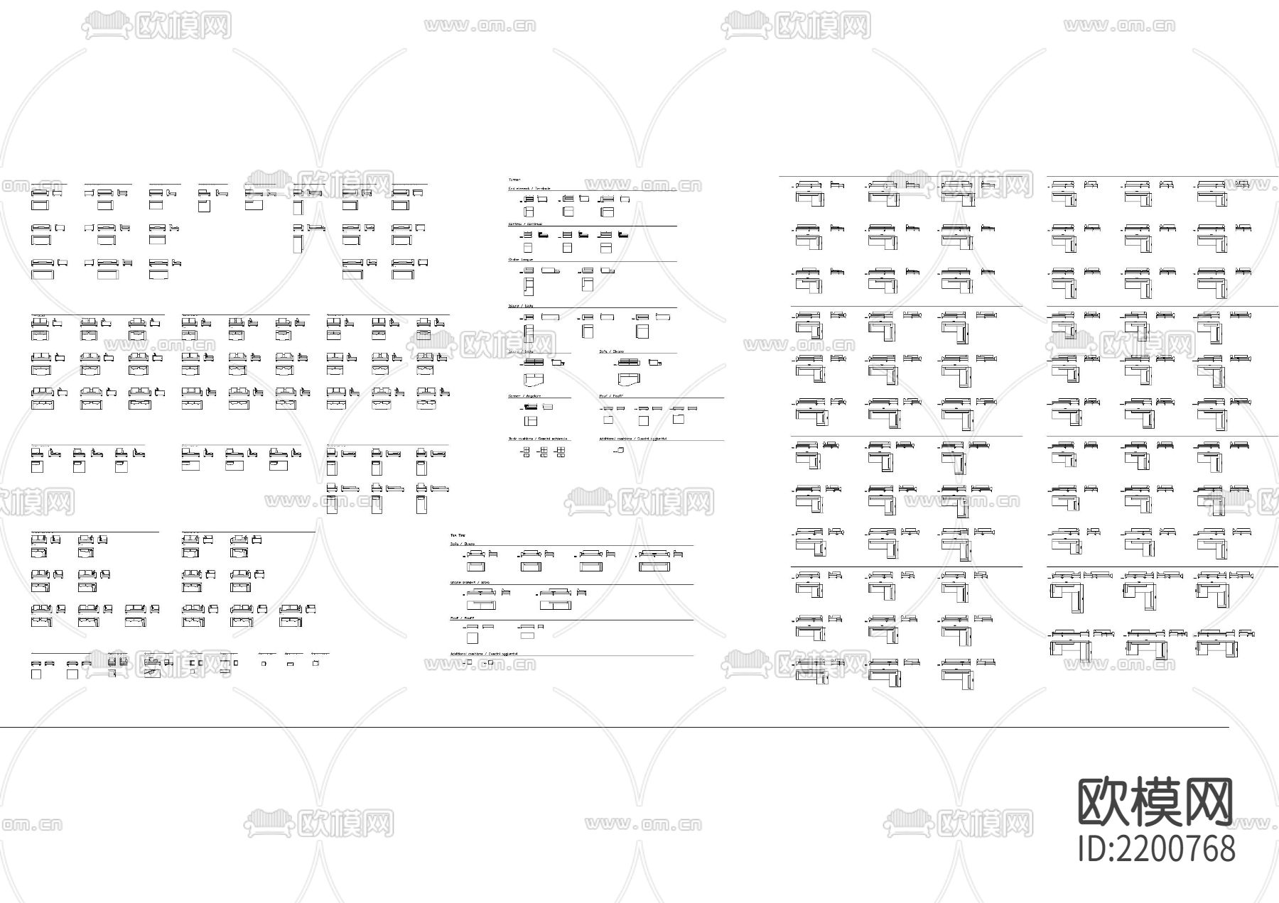 品牌家居CAD图库下载（渲染图4）