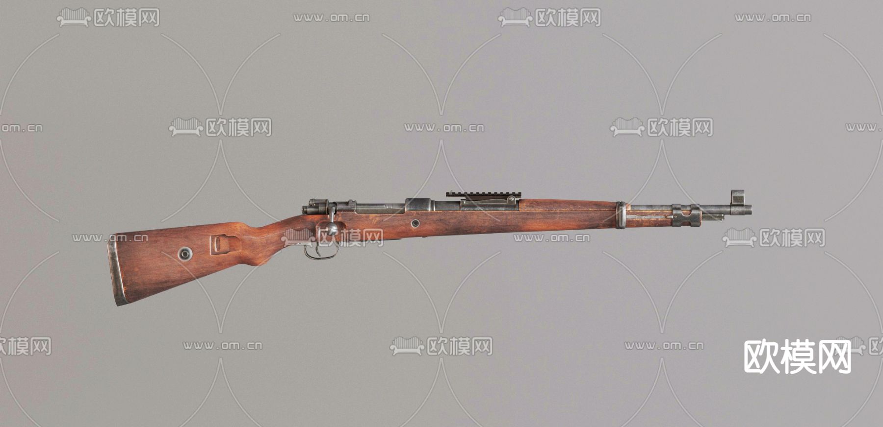 现代98k枪3d模型下载