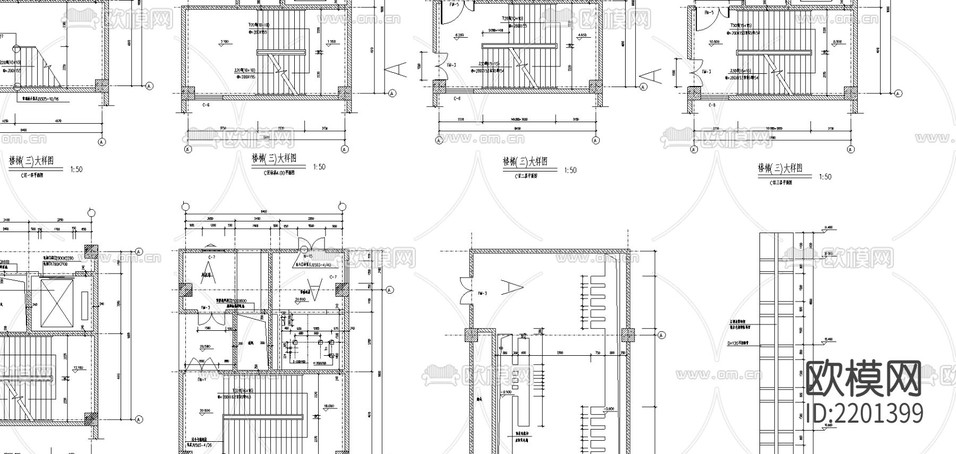 大型商場建筑CAD施工圖下載(渲染圖5)