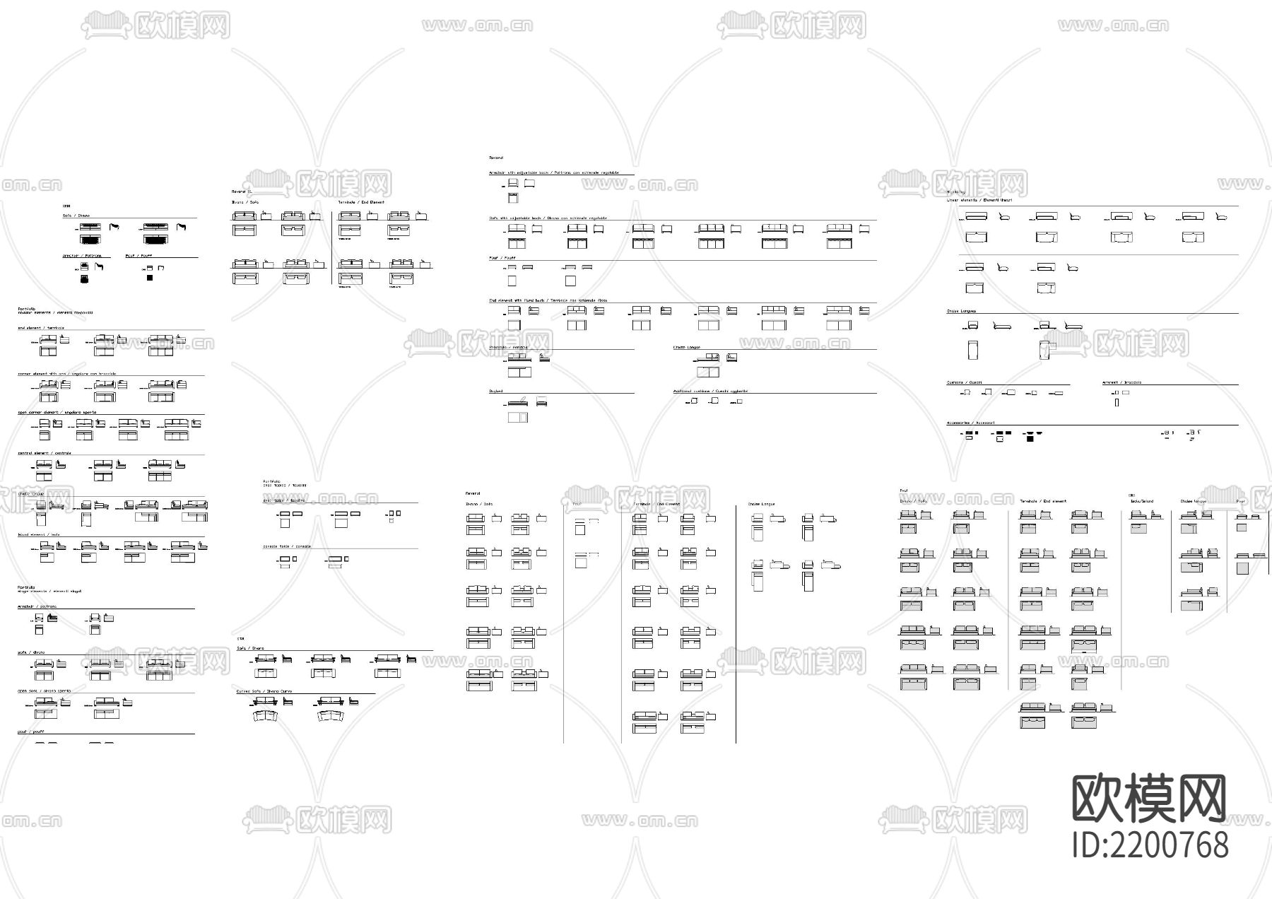 品牌家居CAD图库下载（渲染图5）