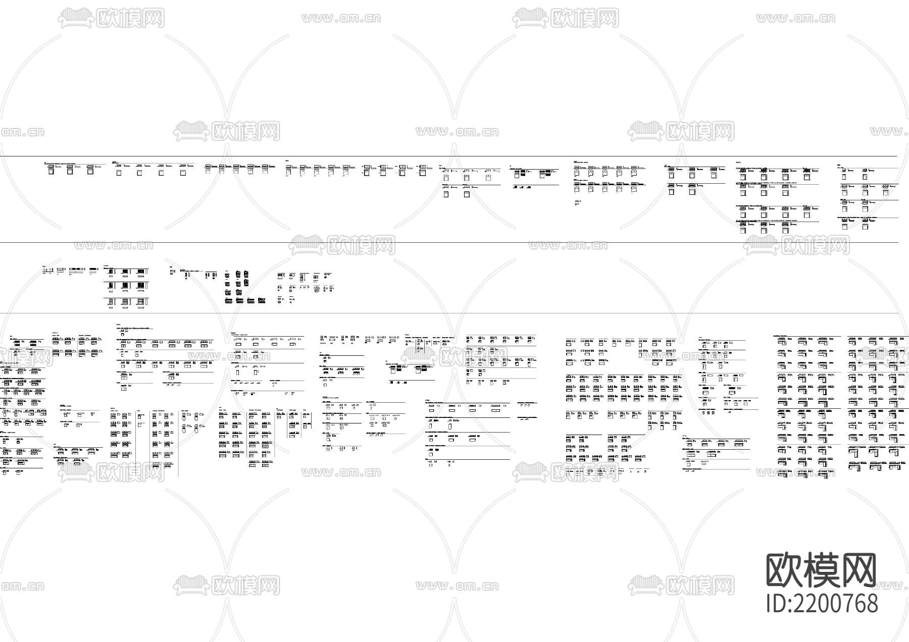 品牌家居CAD图库下载（渲染图3）