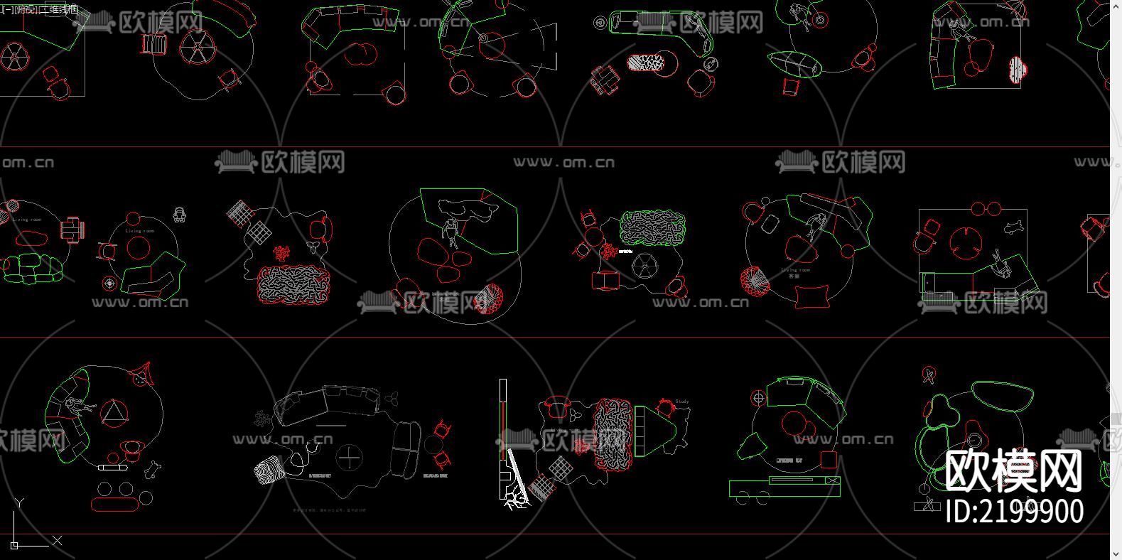 2022年CAD最新网红图库下载（渲染图5）