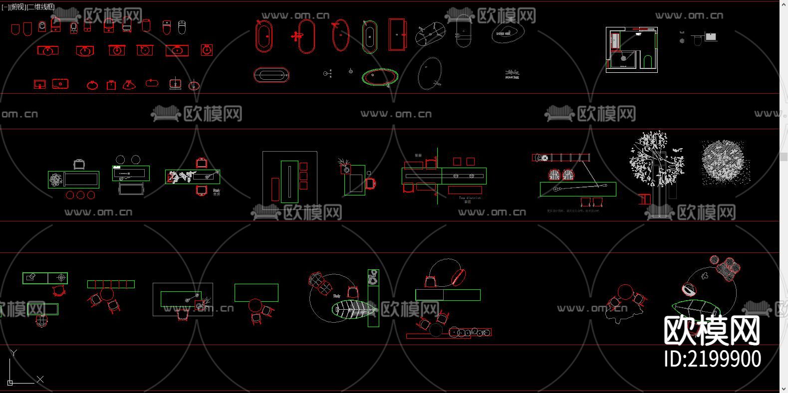 2022年CAD最新网红图库下载（渲染图4）