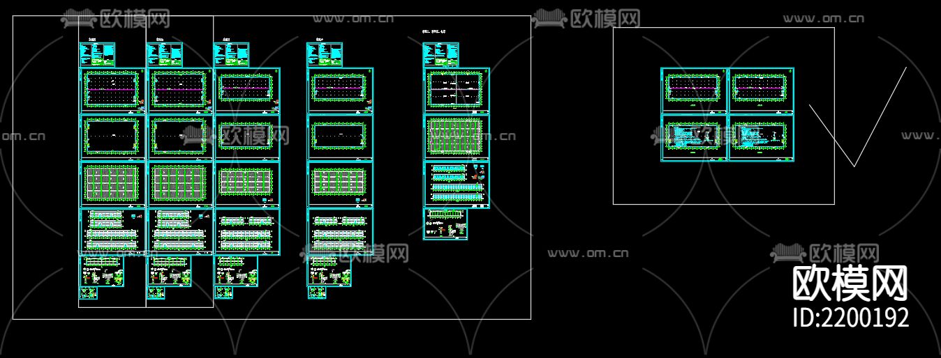 江苏舜邦新材料有限公司七个厂房给排水设计下载（渲染图1）