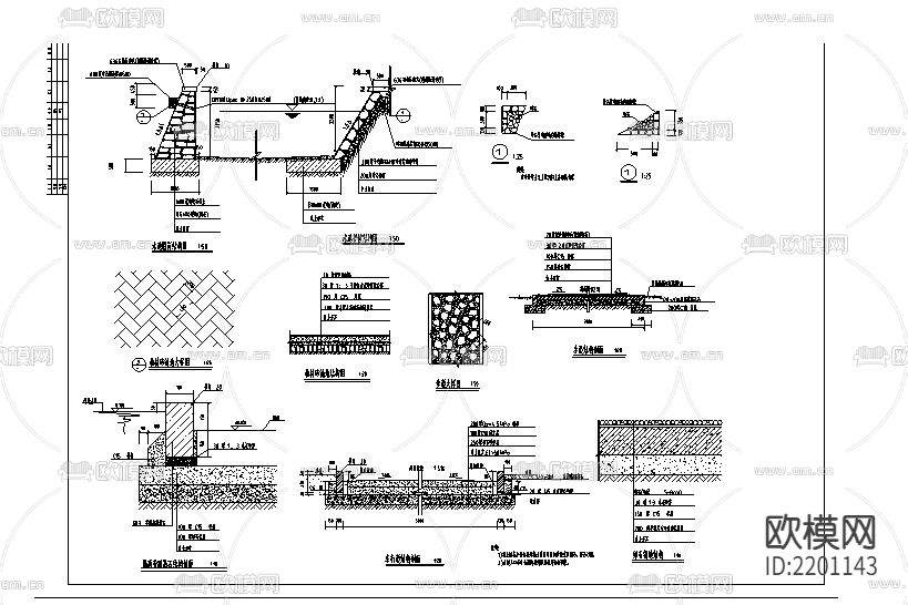 梁板基础配筋大样图下载（渲染图1）