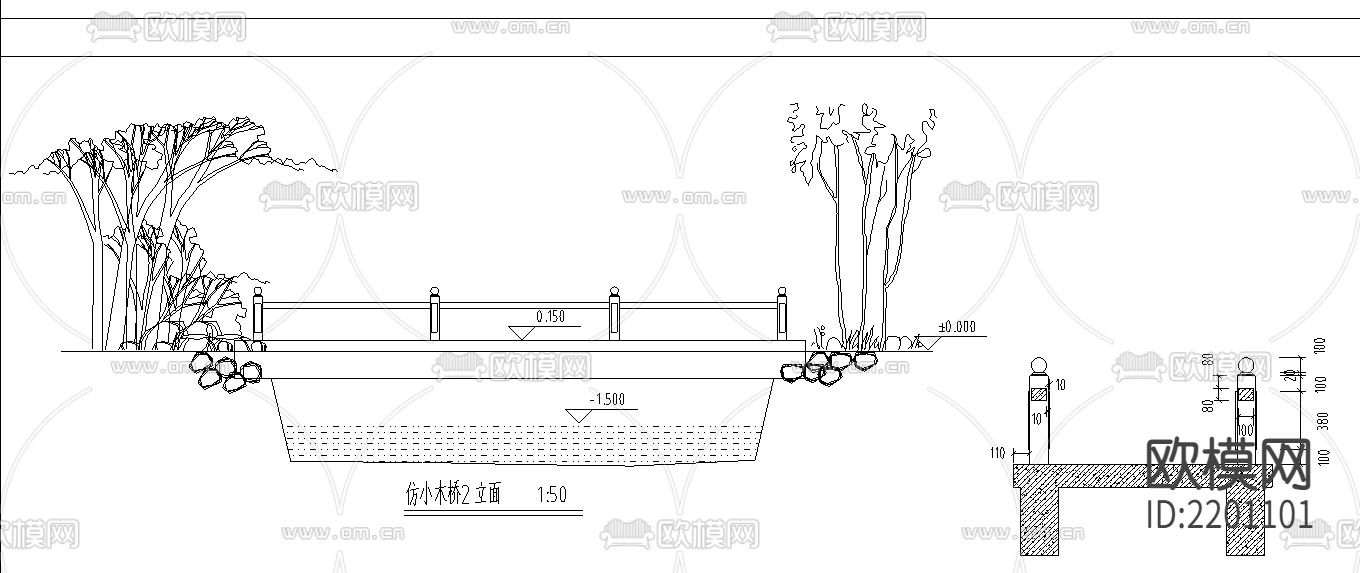 配筋节点大样图下载（渲染图2）
