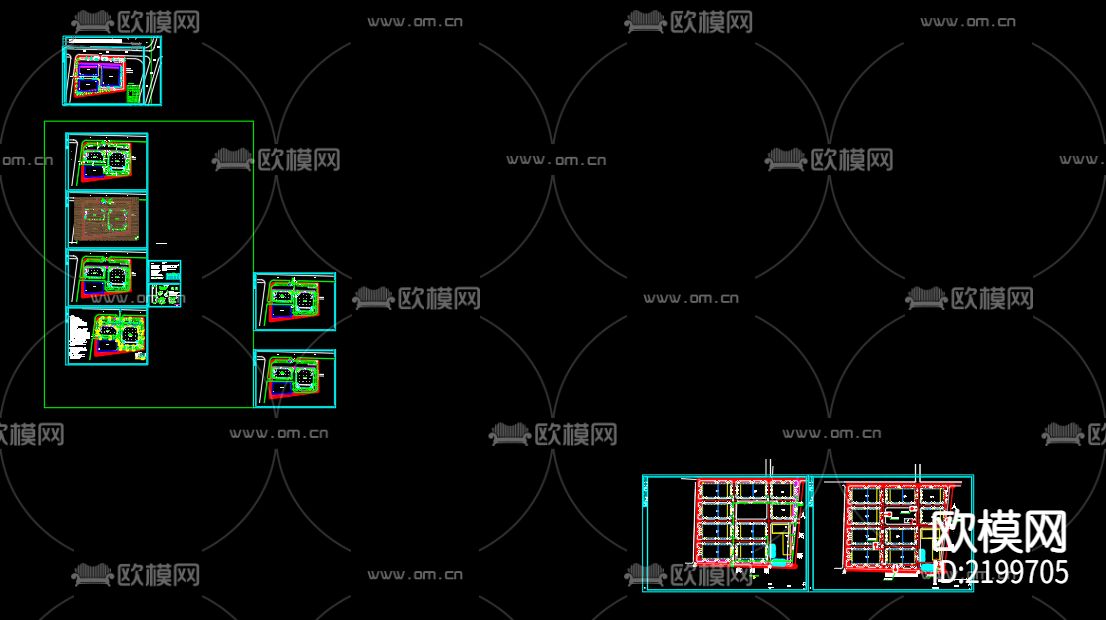 远捷物流厂区道路CAD施工图下载（渲染图4）