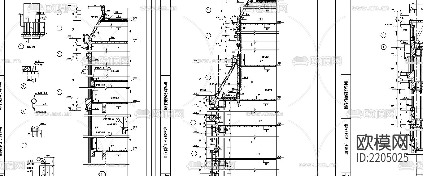设计院通用外墙大样图下载（渲染图3）