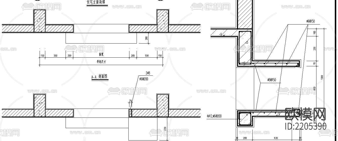 空调布置位置大样图下载（渲染图2）