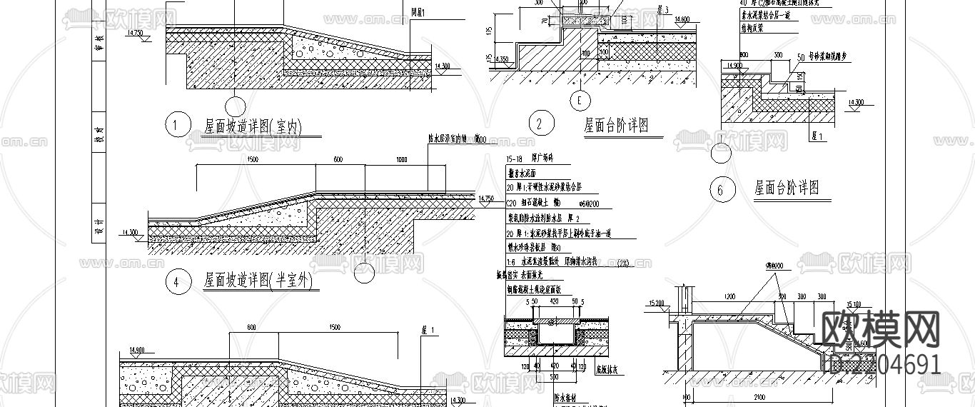 建筑CAD大样图下载（渲染图3）