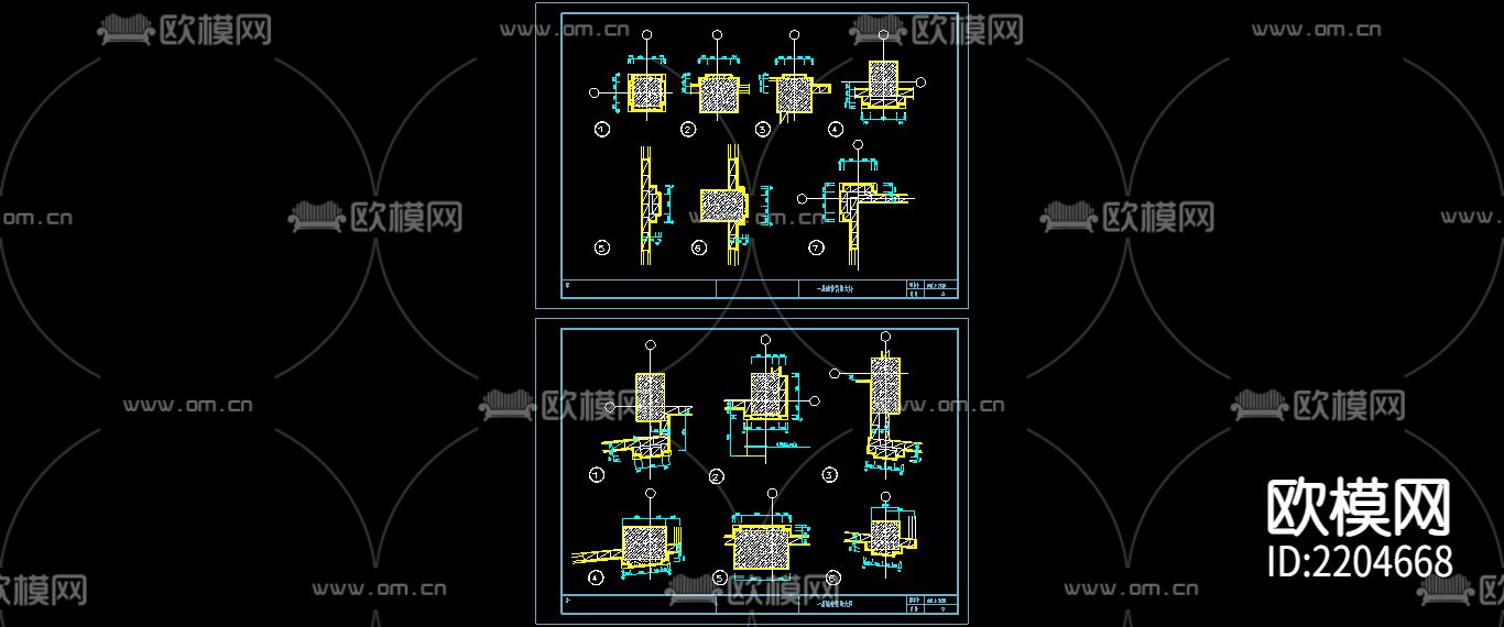 大样图CAD施工图下载（渲染图1）