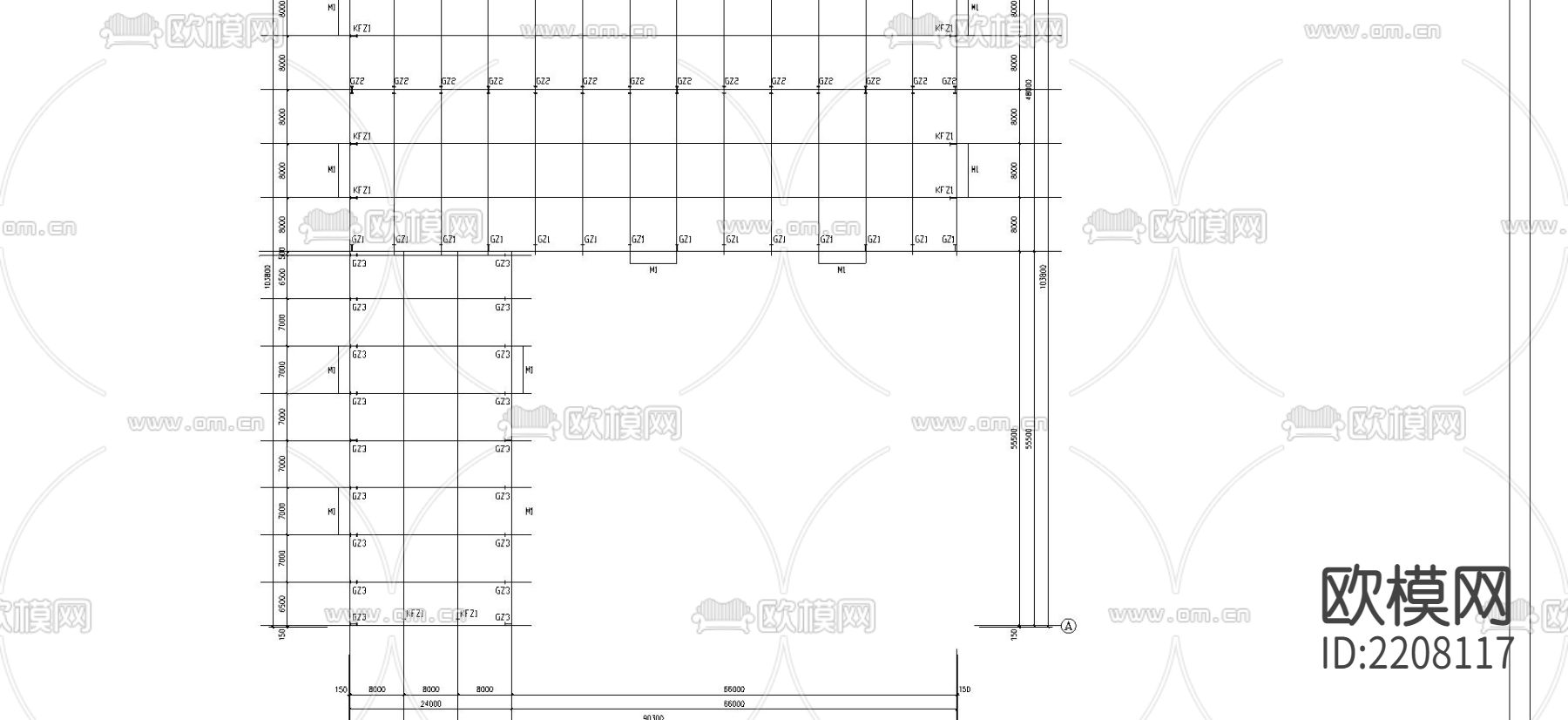 新炎石材报建cad施工图下载（渲染图7）