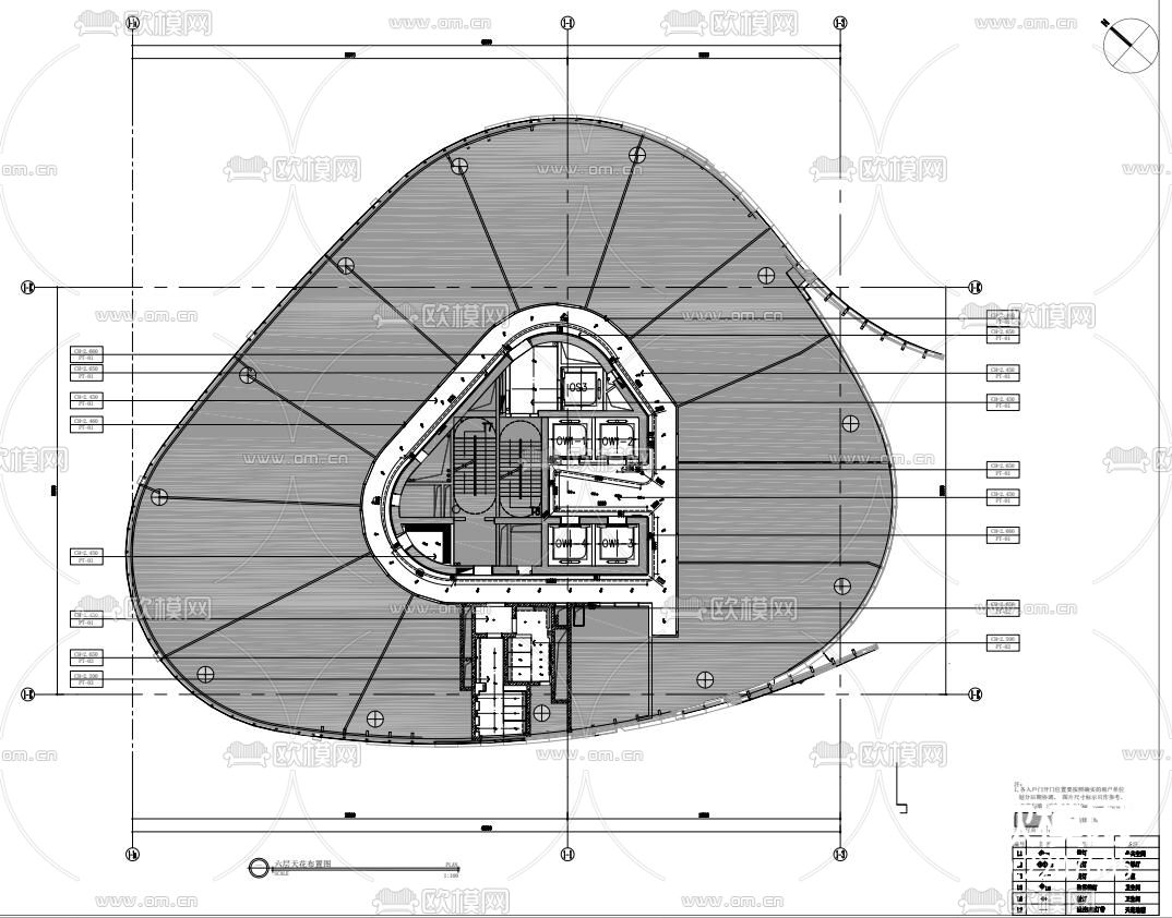 办公室 办公楼效果cad施工图下载（渲染图5）