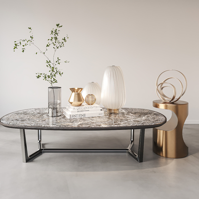  Minotti 现代茶几su模型 