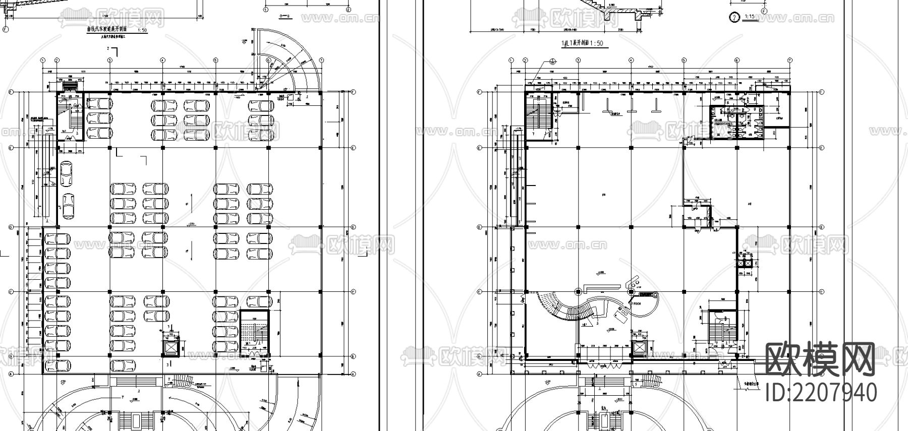 利安达综合大楼CAD施工图下载（渲染图5）