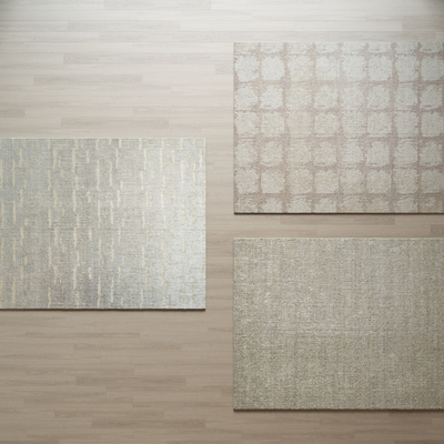  Minotti 现代方形布艺地毯su模型 