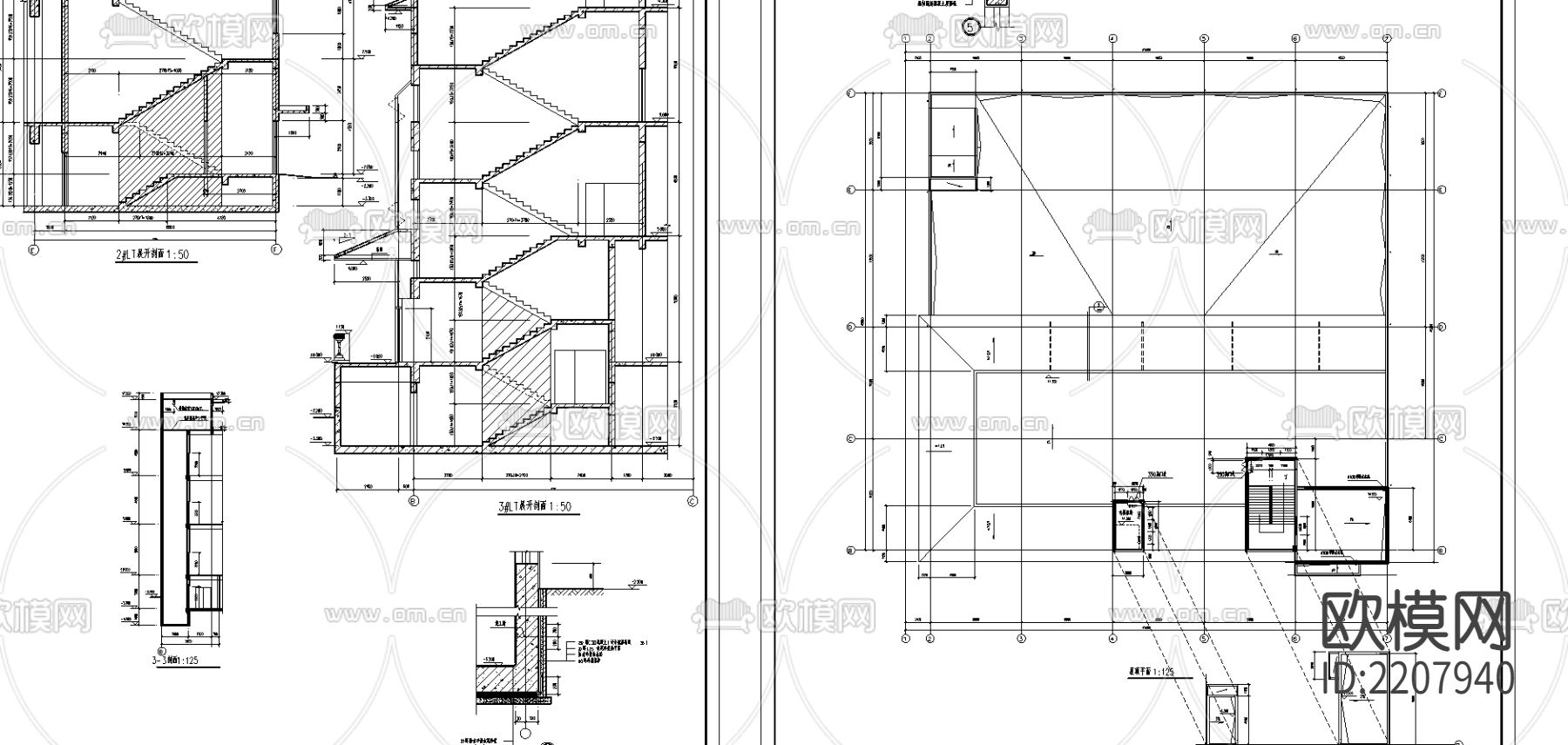 利安达综合大楼CAD施工图下载（渲染图2）