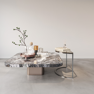  Minotti 现代茶几su模型 