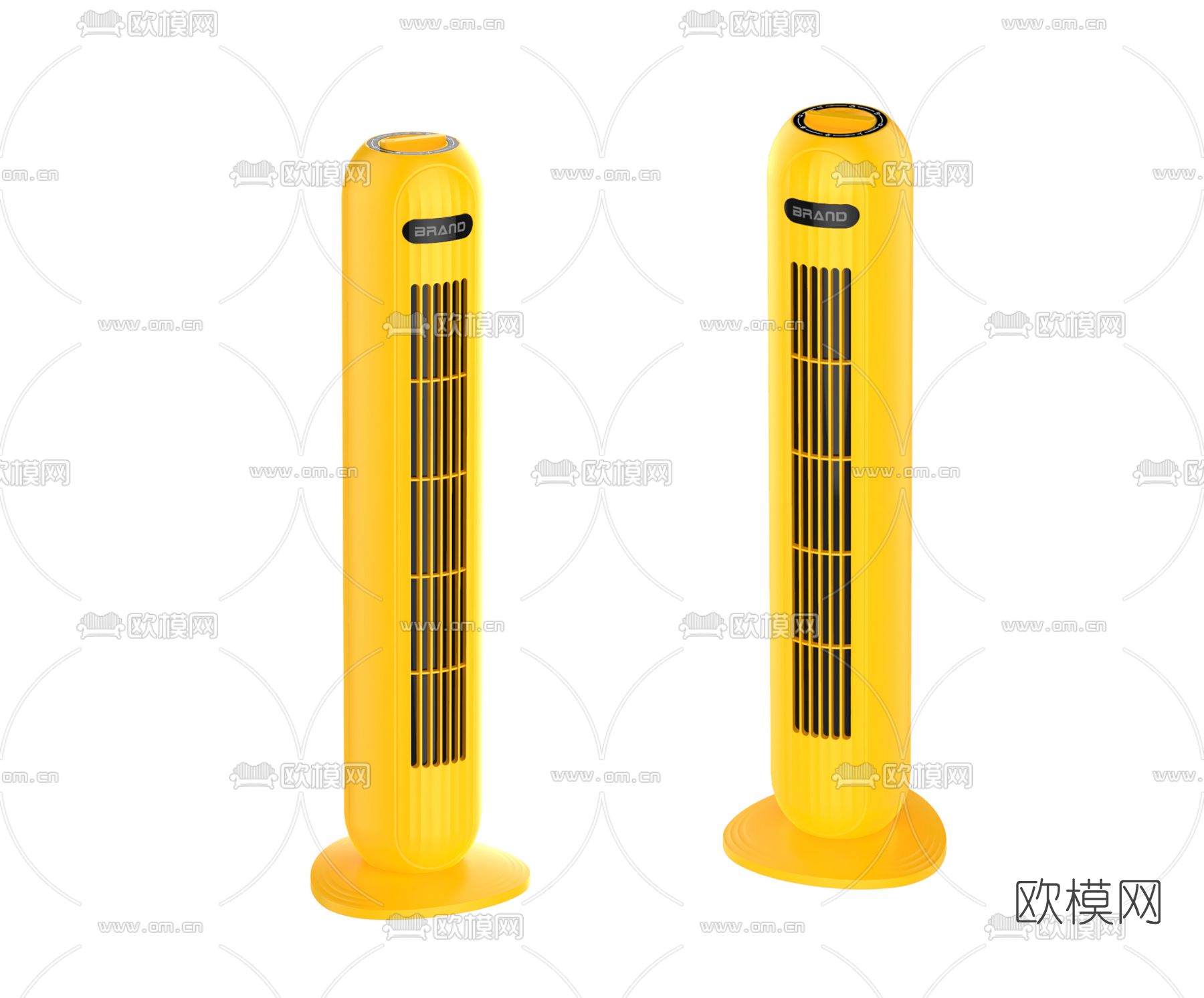 现代塔扇风扇3d模型下载