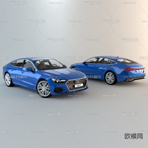 现代奥迪 A7 Sportback 2015 轿车免费3d模型下载