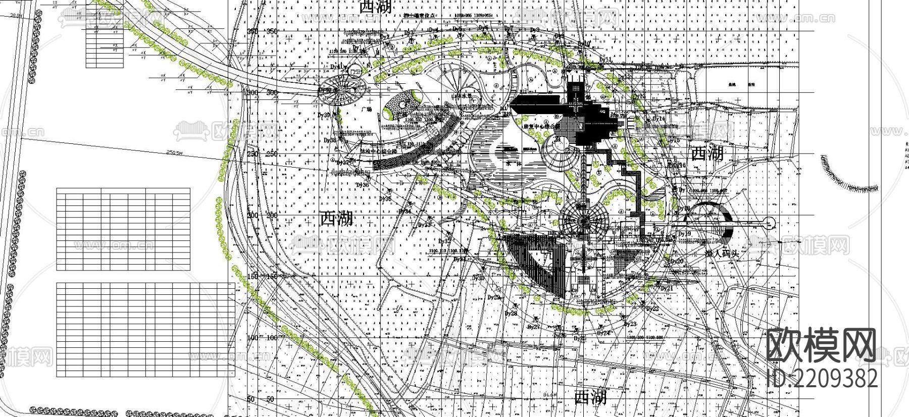永康岛景观规划设计CAD施工图下载（渲染图1）