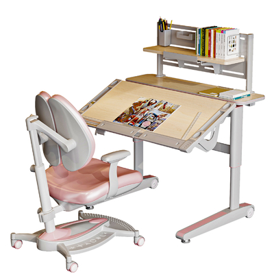  现代儿童书桌椅su模型 