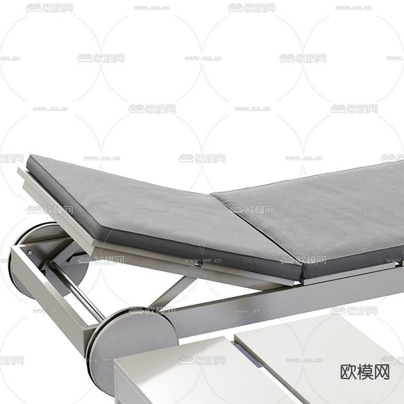 现代户外躺椅3d模型下载(渲染图2)