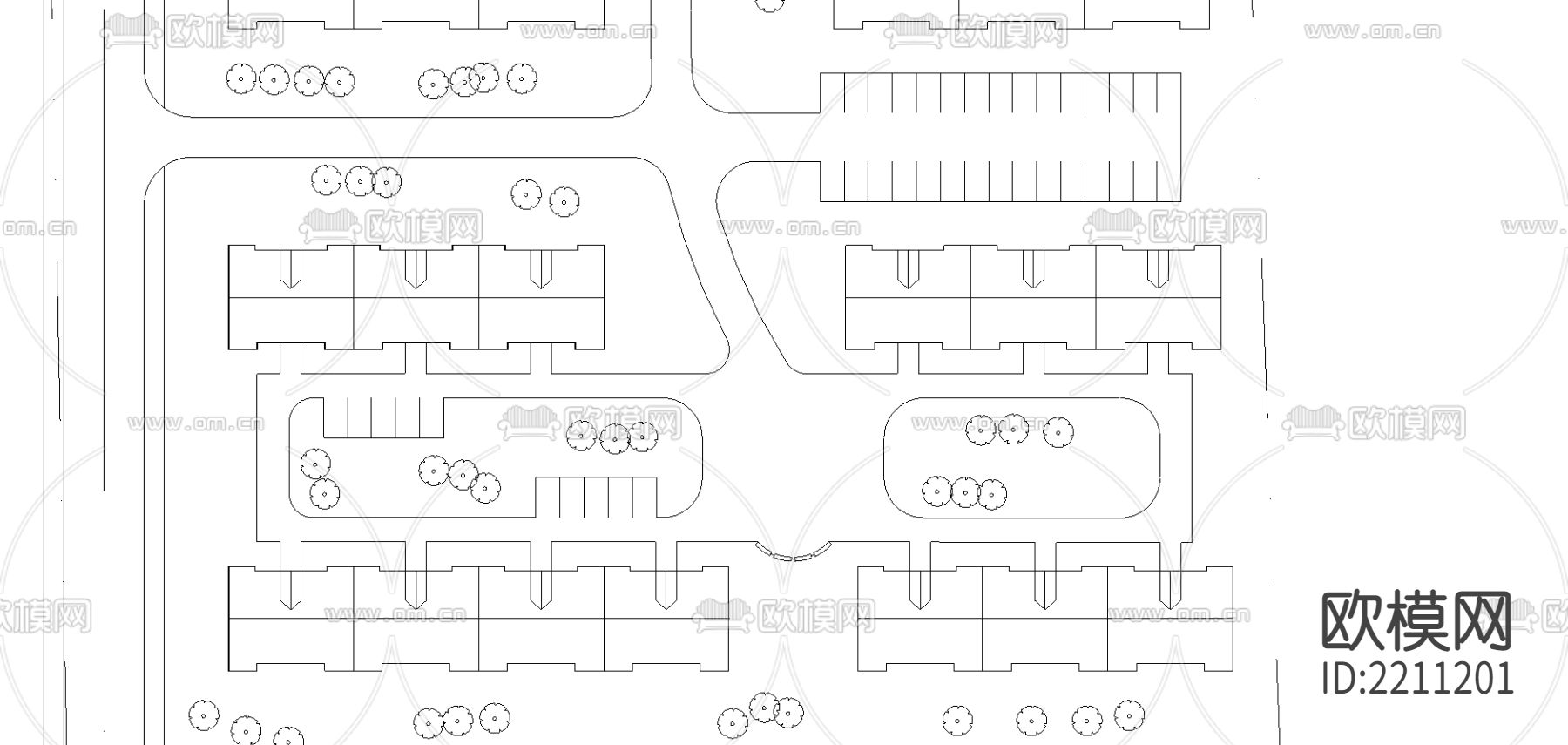 友谊苑cad施工图下载（渲染图2）