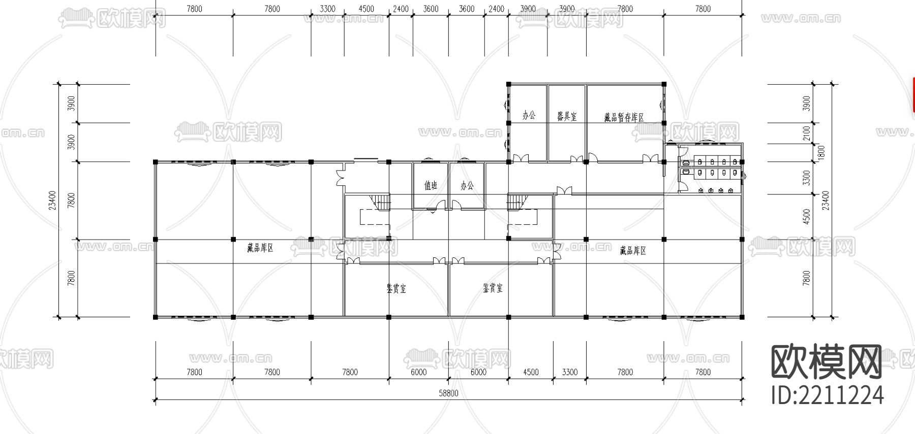 五层博物馆cad施工图
